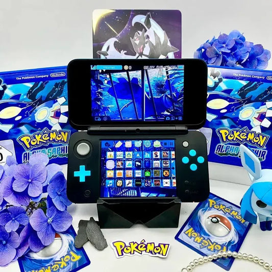 New Nintendo 2DS XL in schwarz/blau gemoddet