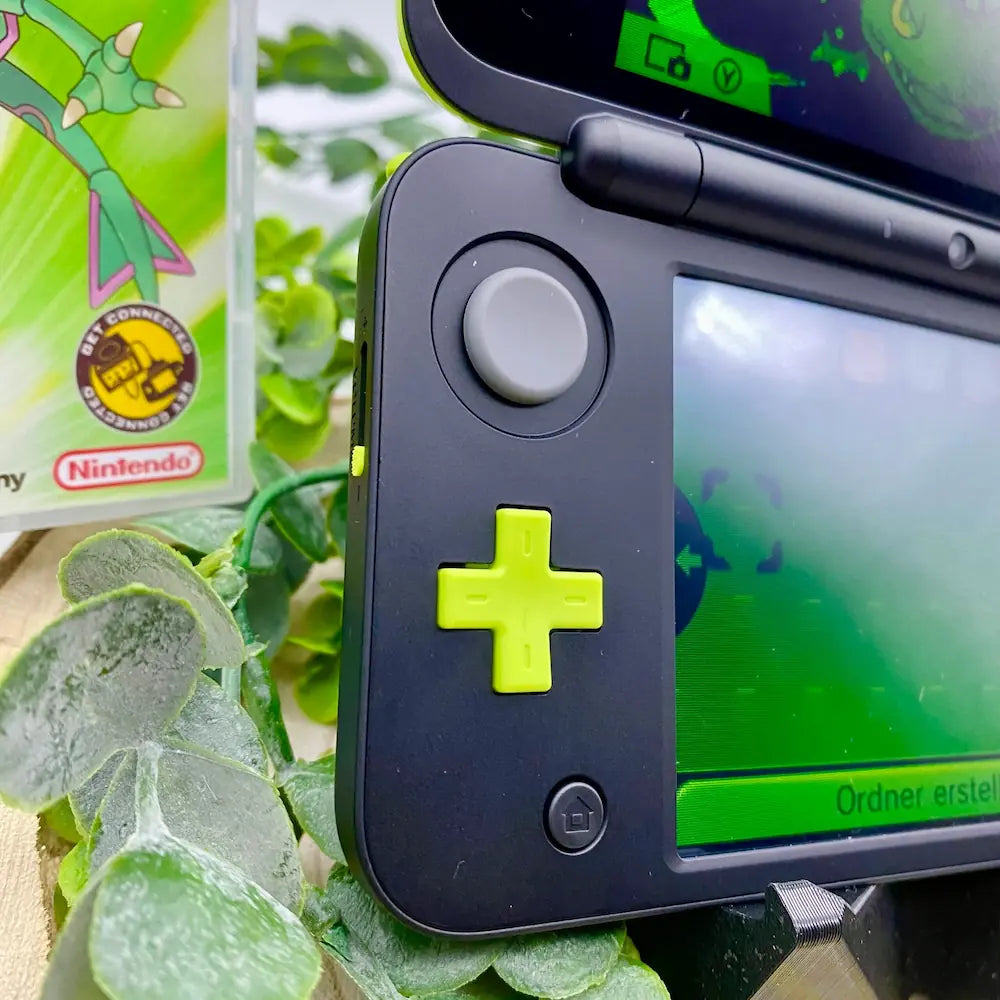 New Nintendo 2DS XL modded in black/green