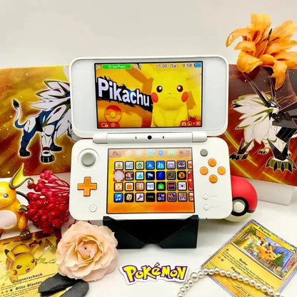 New Nintendo 2DS XL in weiß/orange gemoddet