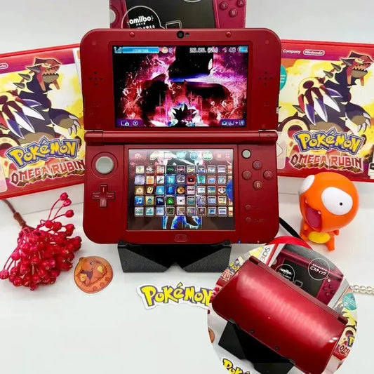 New Nintendo 3DS XL in rot gemoddet