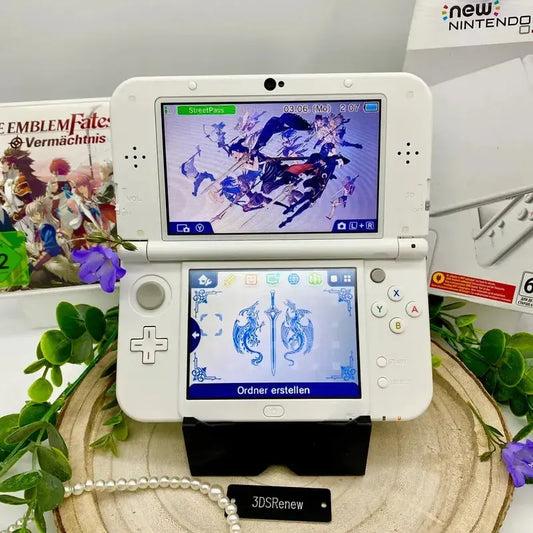 New Nintendo 3DS XL in weiß gemoddet