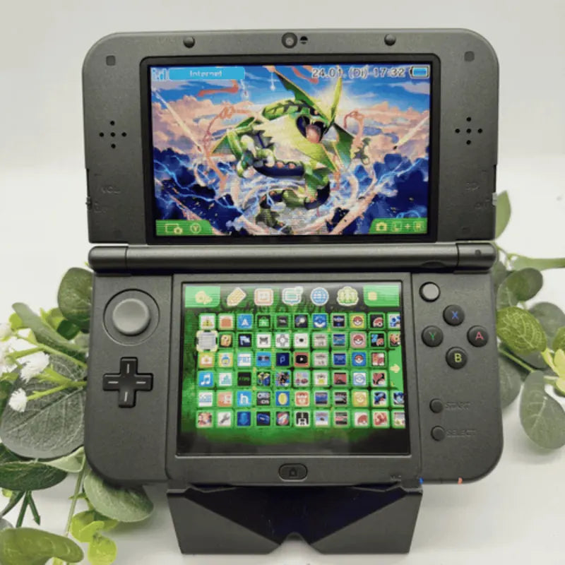 New Nintendo 3DS XL grau bild von vorne