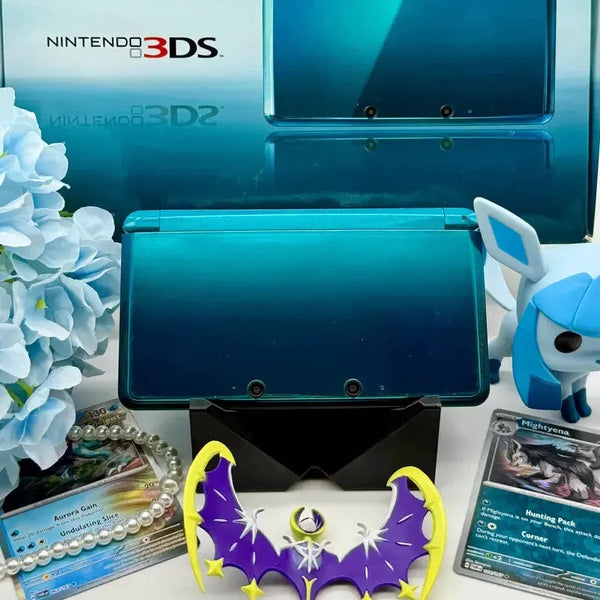 Nintendo 3DS modded in turquoise
