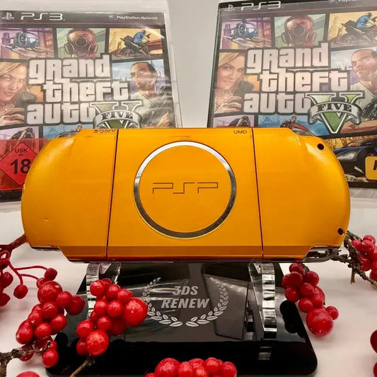 PSP 3000 (bright) in gold gemoddet