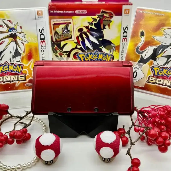 Nintendo 3DS modded in red