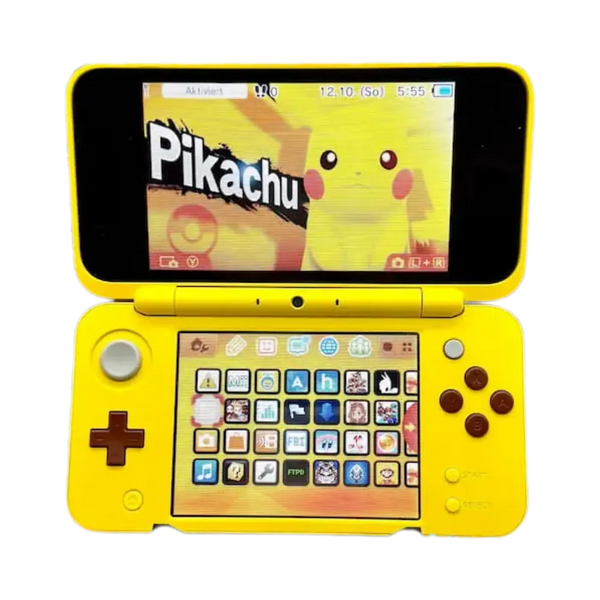 New Nintendo 2DS XL Pikachu modded