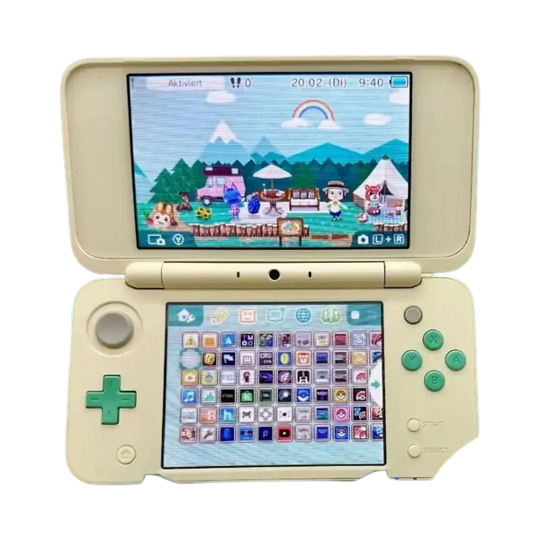 New Nintendo 2DS XL Animal Crossing modded