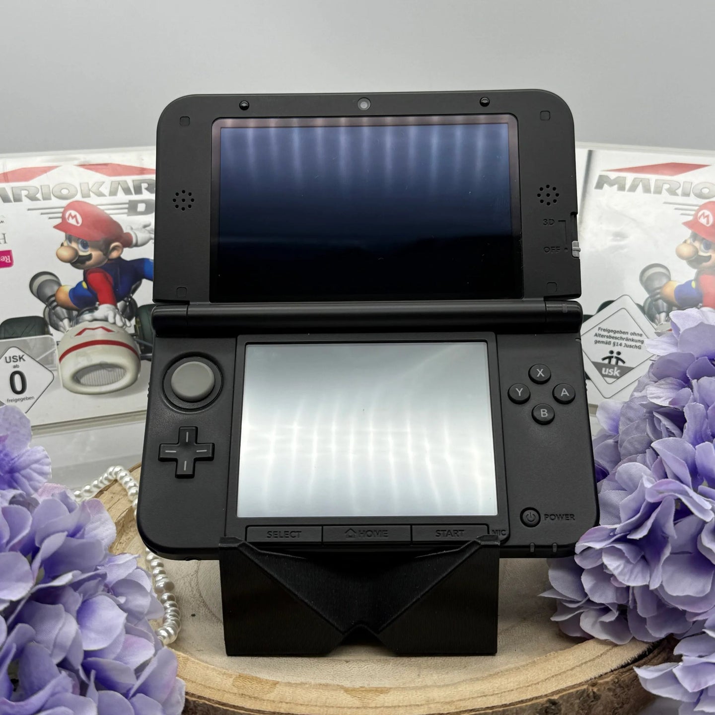 Nintendo 3DS XL in schwarz Gemoddet - Vita Renew